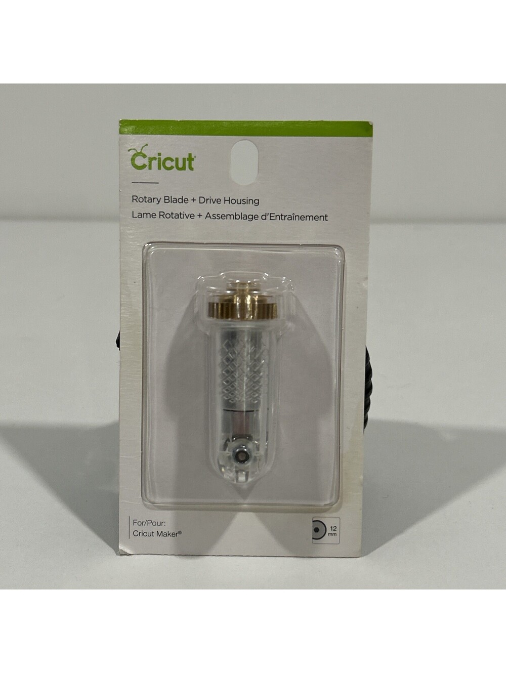 NEW Cricut Rotary Blade + Drive Housing 12mm 2006276 Genuine Tool